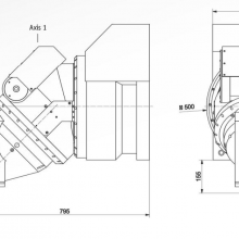 數控萬向連續分度銑頭